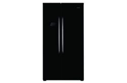 Bush - BSBSFFB Side By Side - Fridge Freezer- Black